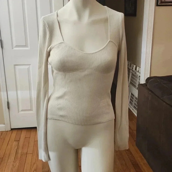 FRAME LONG SLEEVE TOP - Picture 1 of 8